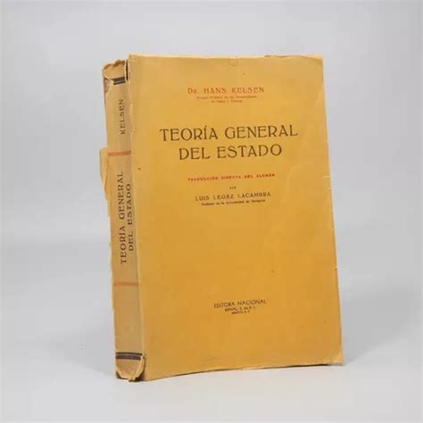 Teoría General Del Estado Dr Hans Kelsen Nacional 1959 Bd5 MercadoLibre