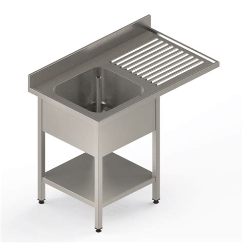 Plonge Inox Professionnelle Avec Emplacement Lave Vaisselle Avec