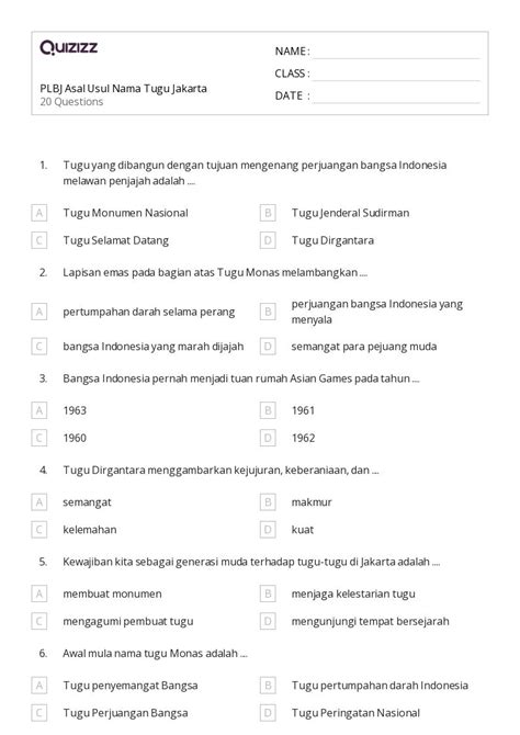 50 Lembar Kerja Asal Usul Agama Yahudi Untuk Kelas 5 Di Quizizz