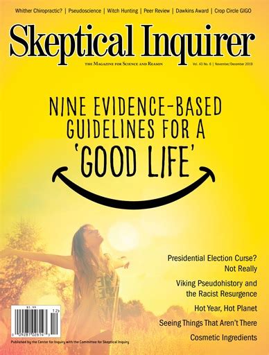 Skeptical Inquirer Magazine November December Back Issue