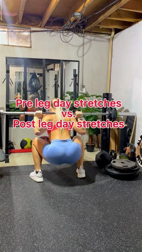 Stretches for before and after leg day – Artofit