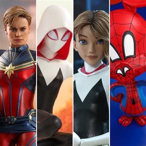 Hot Toys Spider Gwen W Spider Ham Endgame Captain Marvel Figure Pre Orders Marvel Toy News