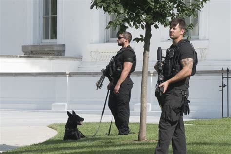 White House On Lockdown After Car Strikes Security Barrier