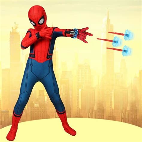 Spiderman Lance Toile Spider Gant Spider Gants Spider Jouet Cosplay En