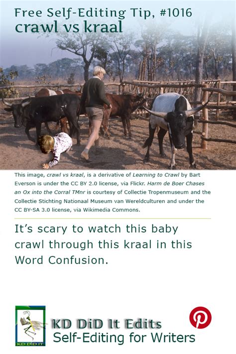 Word Confusion Crawl Versus Kraal • Kd Did It