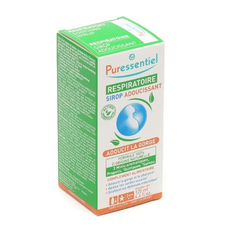 Puressentiel Respiratoire Sirop Adoucissant Pour La Gorge D S Ans