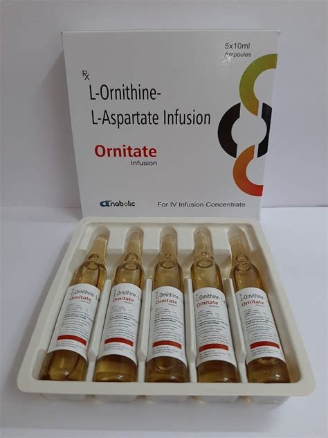 L Ornithine L Aspartate Infusion Concentrate Injection At Rs Piece