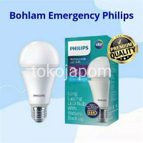 Jual Lampu Philips Led Emergency Rechargeable Watt Putih Cool