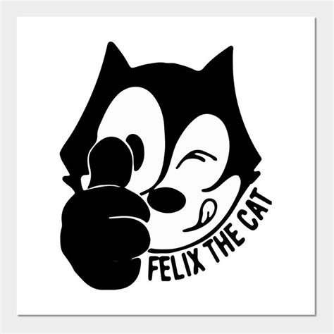 Felix The Cat Wall And Art Print Felix The Cat In 2022 Felix The Cats Vintage Cartoon