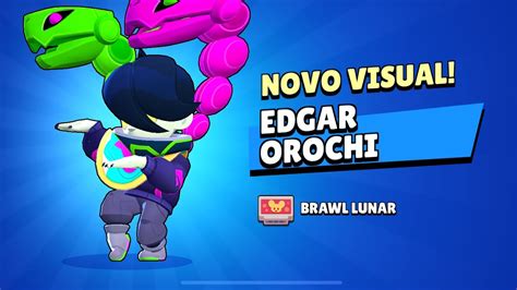 Comprei A Skin Exclusiva Do Edgar Do Ano Novo Lunar Do Brawl Stars