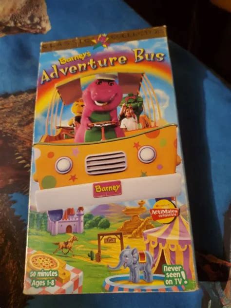 BARNEYS ADVENTURE BUS Classic Collection VHS Video Tape Promotional