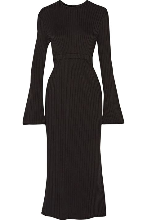 Ellery Ribbed Knit Midi Dress Modesens