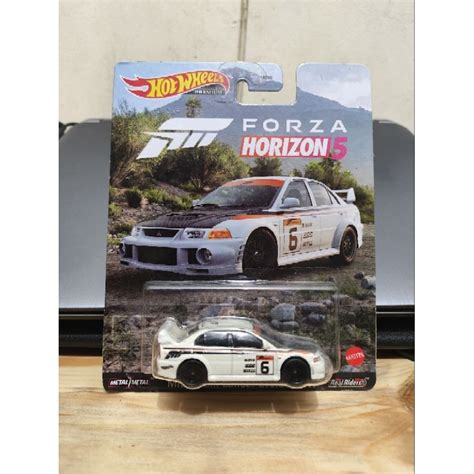 Putih Hot Wheels Premium Forza Horizon Mitsubishi Lancer Evolution Vi Forza White Shopee