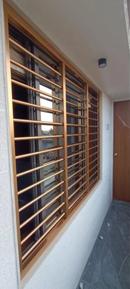 Modern Aluminium Fixed Grill Window For Home At Rs Sq Ft In Rajkot