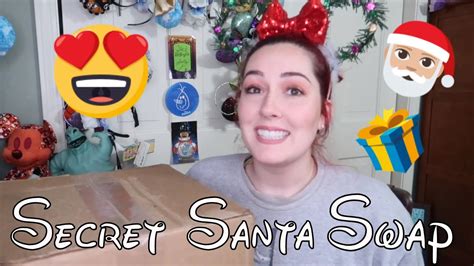 Disney Secret Santa Gift Exchange Unboxing Vlogmas Day Youtube