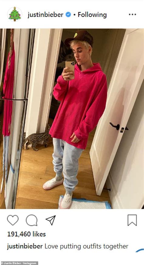 Justin Bieber Wears A Bright Pink Shirt As He Admits His Love Of