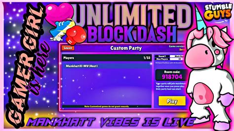 Stumble Guys Live Unlimited Block Dash Stumble Guys Live Stumble