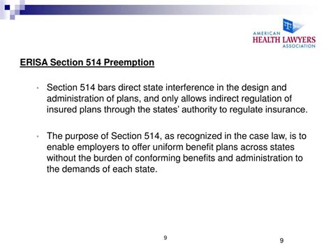 PPT The Potential Impact Of PPACA On ERISA Preemption PowerPoint