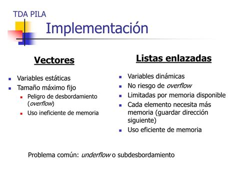 Ppt Pilas Y Colas Powerpoint Presentation Free Download Id1835819