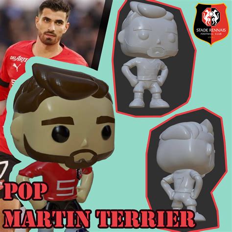 Stl File Pop Martin Terrier Stade Rennais Football D Printing Idea