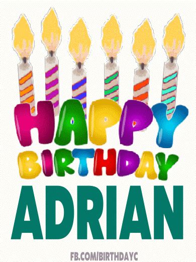 Happy Birthday Adrian  Birthday Greeting Birthdaykim