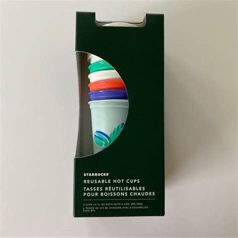 Starbucks Kitchen Starbucks Summer 220 New Reusable Hot Cups Tropical Poshmark
