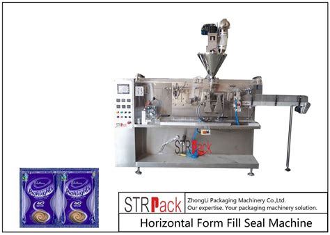 Automatic Sachet Horizontal Form Fill Seal Machine Sides Sealed For