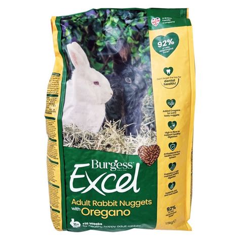 Burgess Excel Adult Rabbit Nuggets With Oregano Kg Shop Today