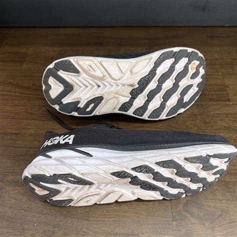 Hoka One One Clifton 9 Wide Black White Womens Size 7… - Gem