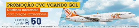 CVC Promoção Voando GOL PASSAGENS AÉREAS EM PROMOÇÃO PA PROMO