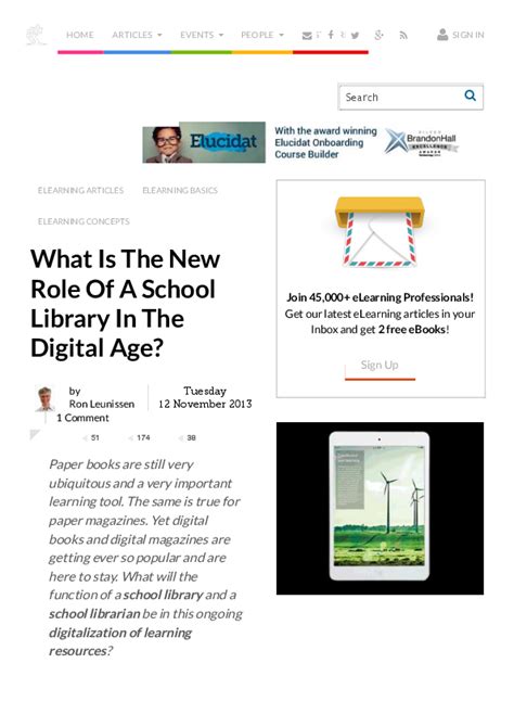 Pdf What Is The New Role Of A School Library In The Digital Age