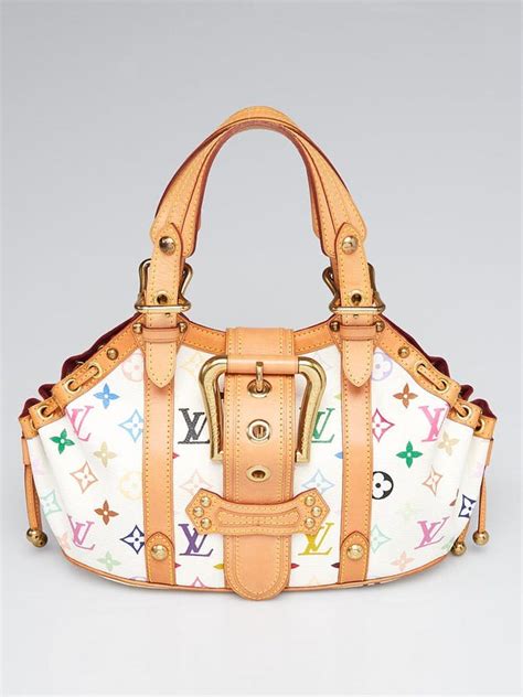 Louis Vuitton White Monogram Multicolor Theda Gm Bag Yoogis Closet