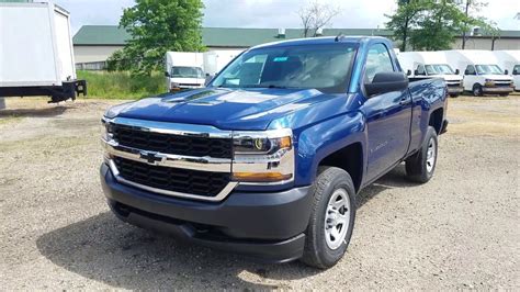 Blue Chevy Silverado 1500