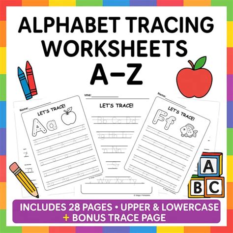 Alphabet Practice Worksheets For Kindergarten