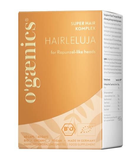 Hairleluja Bio Super Hair Komplex Bei Haarausfall Ogaenics