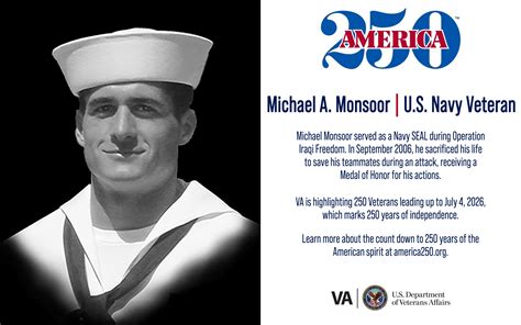 America250: Navy Veteran Michael Monsoor - VA News