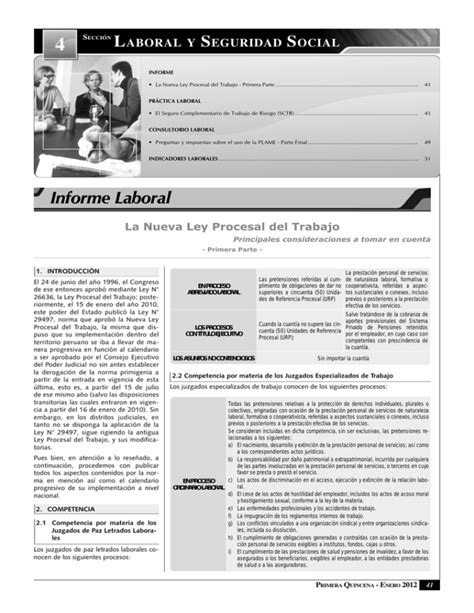 Sección Laboral Revista Asesor Empresarial