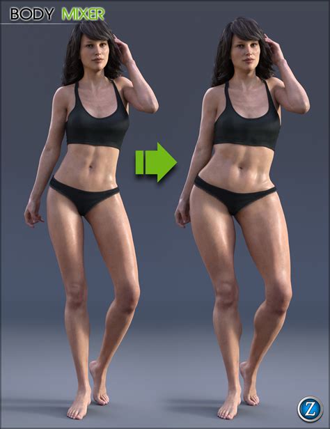 Body Mixer For Genesis 3 And 8 Female Daz 3D