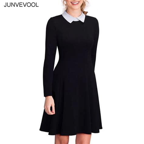 Elegant Office Dresses Women Vintage Retro Party Fit Work Dress Female