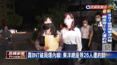 買bnt破局爆內線 東洋總座等26人遭約談 民視新聞影音 Line Today