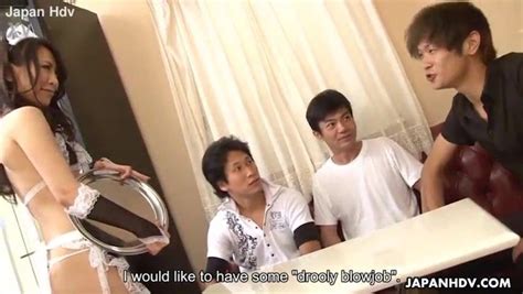 Free HD Three Dudes Order A Creamy Delight From A Hot Asian Waitress Porn Video