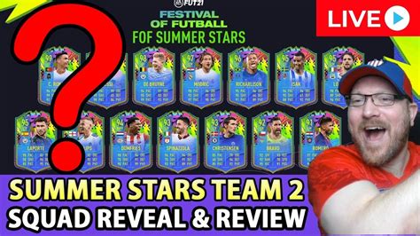 Live Now Fof Summer Stars Team Squad Reveal Pack Opening