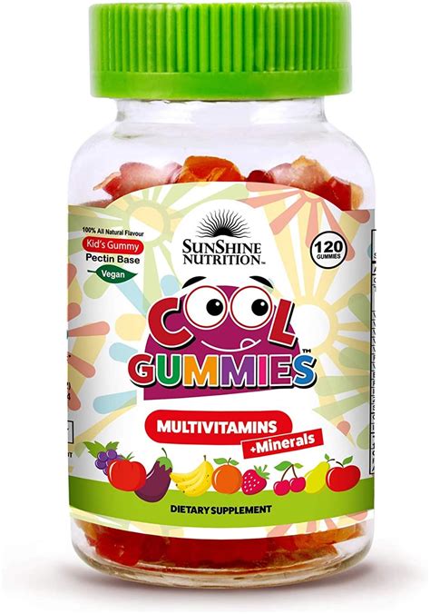 Sunshine Nutrition Multivitamins + Minerals Cool 120 Gummies For Kids ...