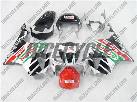 Motorcycle Fairings Kit Honda VTR 1000 RC 51 RVT 1000 Castrol