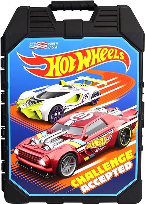 Tara Toy Hot Wheels 48 Car Storage Case With Easy Grip Carrying Case Amazon Ca Toys Games