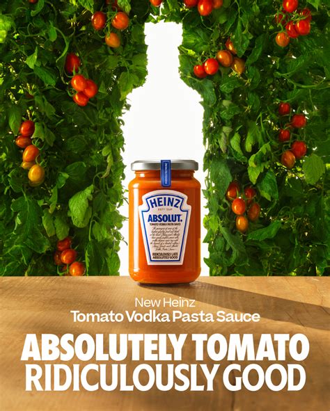 Heinz X Absolut Tomato Vodka Pasta Sauce