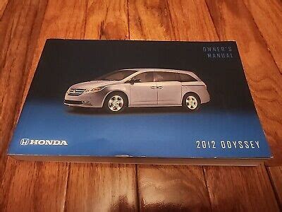 Honda Odyssey Owners Manual Oem Guide Books Set User Guide Ebay