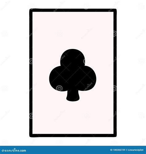 Traditional Tattoo of the Ace of Clubs Stock Vector - Illustration of ...