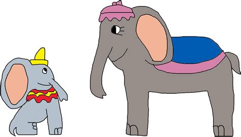 Dumbo and Mrs. Jumbo by jacobyel on DeviantArt