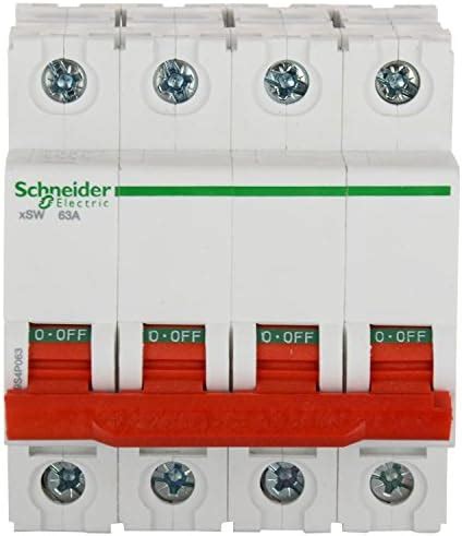 Schneider Electric Acti Ampere Pole C Curve Mcb Polycarbonate